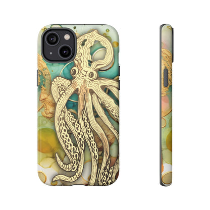 Octopus Art Phone Case – Nautical Oceanic Protective iPhone Cover