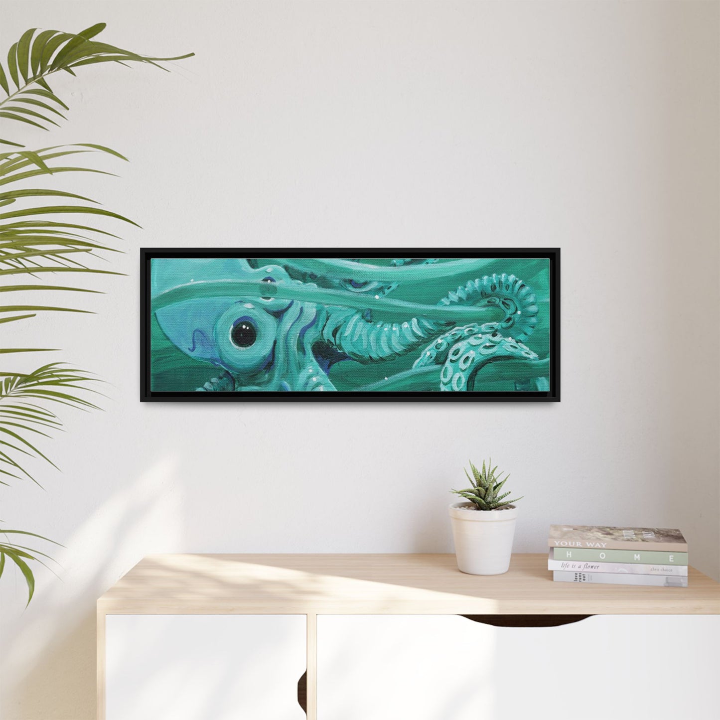 Matte Canvas, Framed (Multi-color)