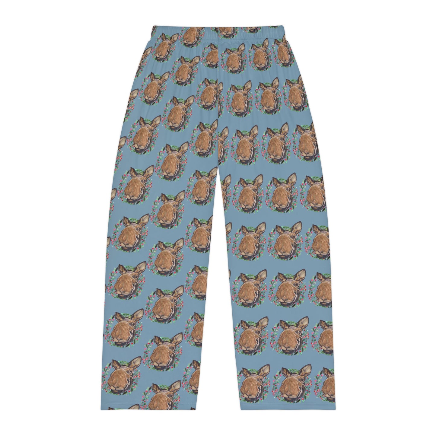 Men's Pajama Pants — Merry Moosemas   All-Over Print Sleep Lounge Pants