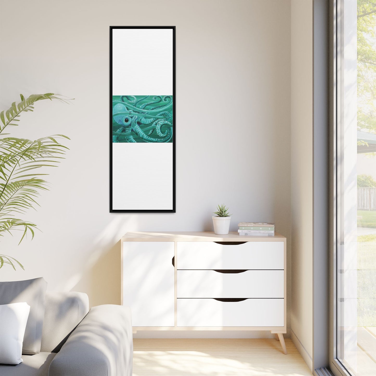 Matte Canvas, Framed (Multi-color)