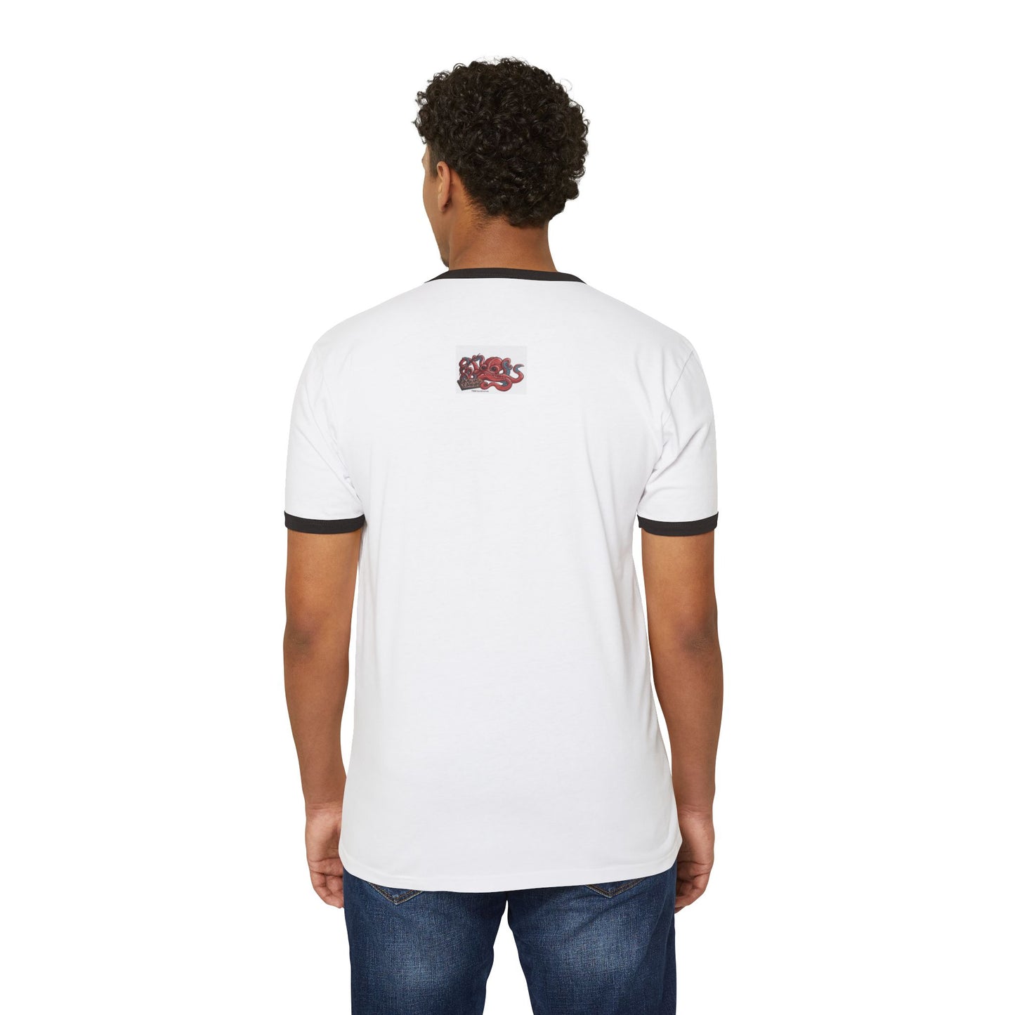 Surreal Oceanic Skull Ringer Tee