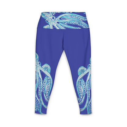 Octopus Print Yoga Pants — Blue Ocean Women's Leggings