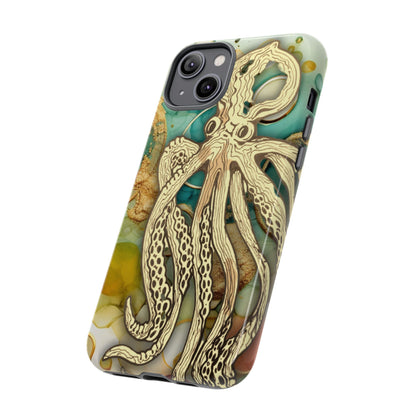 Octopus Art Phone Case – Nautical Oceanic Protective iPhone Cover