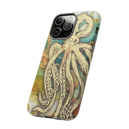 Octopus Art Phone Case – Nautical Oceanic Protective iPhone Cover