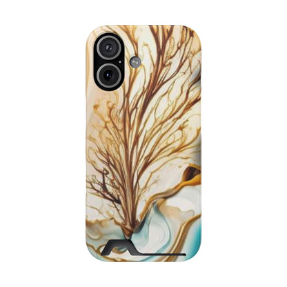 Card-Holder Phone Case — Protective Phone Case with Card Slot, Whimsical Art