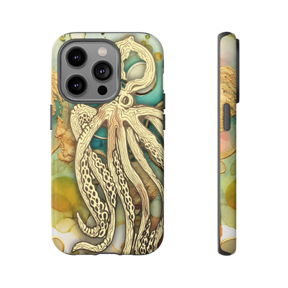 Octopus Art Phone Case – Nautical Oceanic Protective iPhone Cover