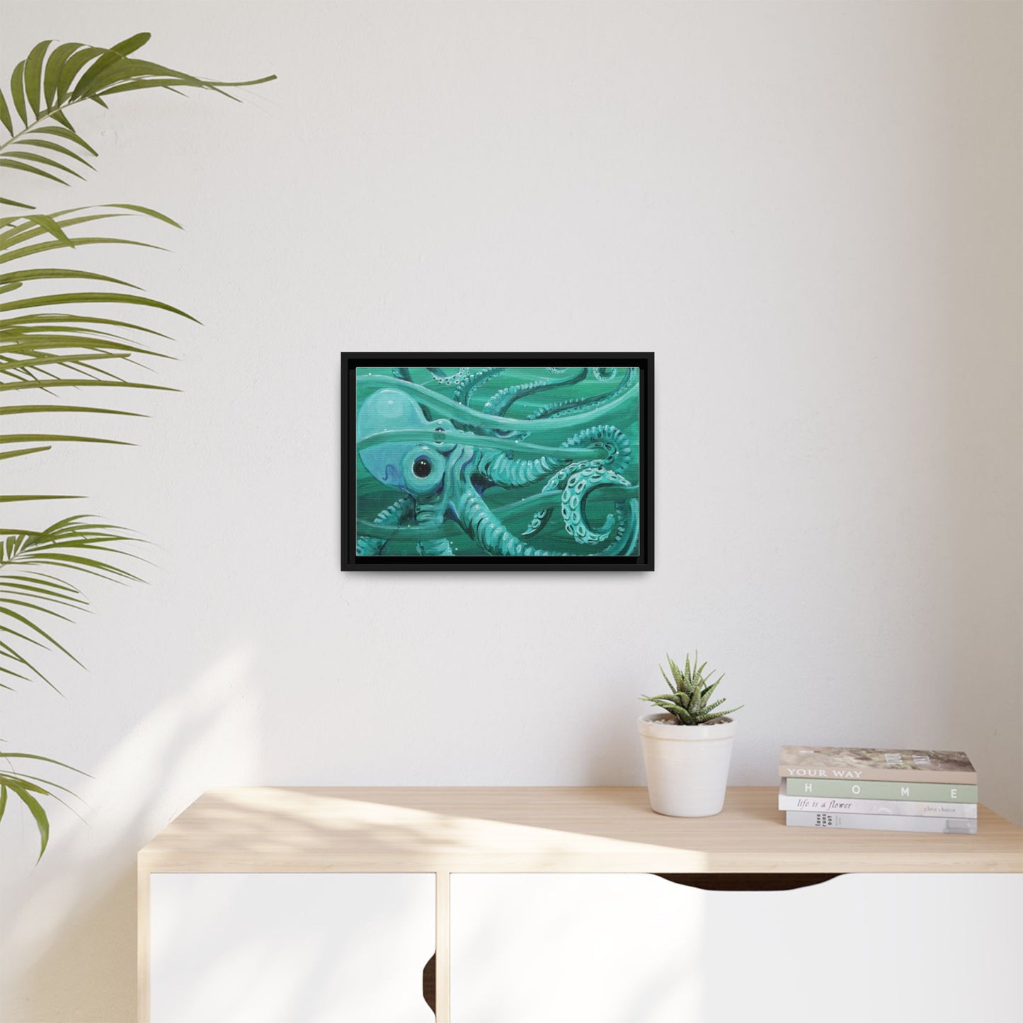 Matte Canvas, Framed (Multi-color)