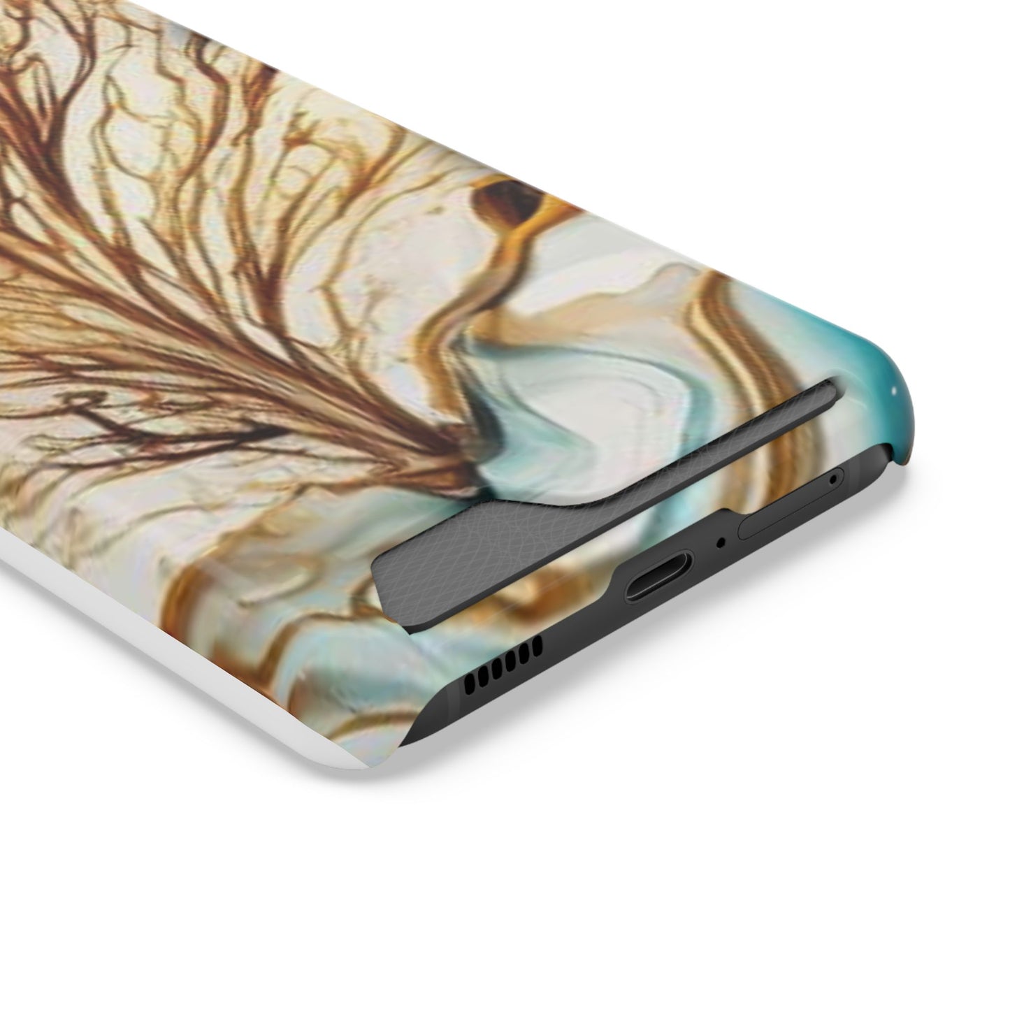 Card-Holder Phone Case — Protective Phone Case with Card Slot, Whimsical Art