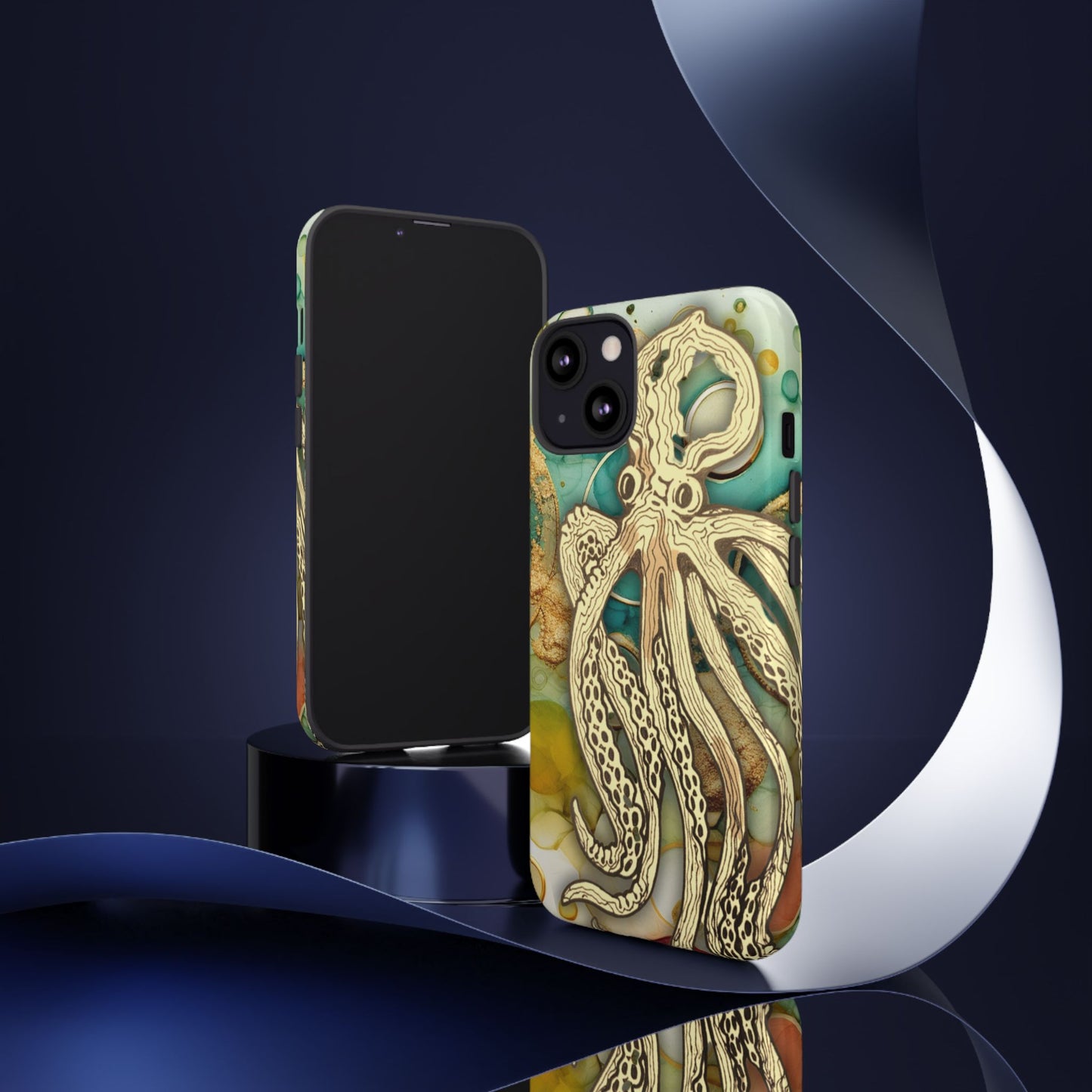 Octopus Art Phone Case – Nautical Oceanic Protective iPhone Cover
