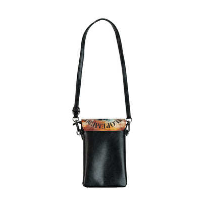Elopement Wrangler Rodeo Crossbody Phone Wallet — Small Leather Cell Phone Pouch with Strap