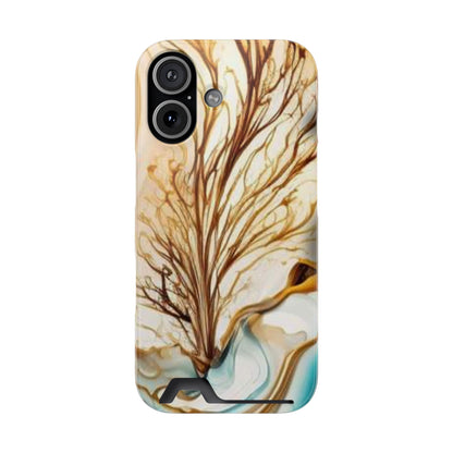 Card-Holder Phone Case — Protective Phone Case with Card Slot, Whimsical Art