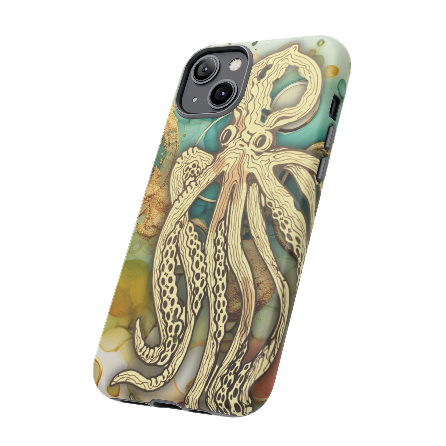 Octopus Art Phone Case – Nautical Oceanic Protective iPhone Cover