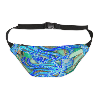 Fanny Pack - Tentacles in Teal