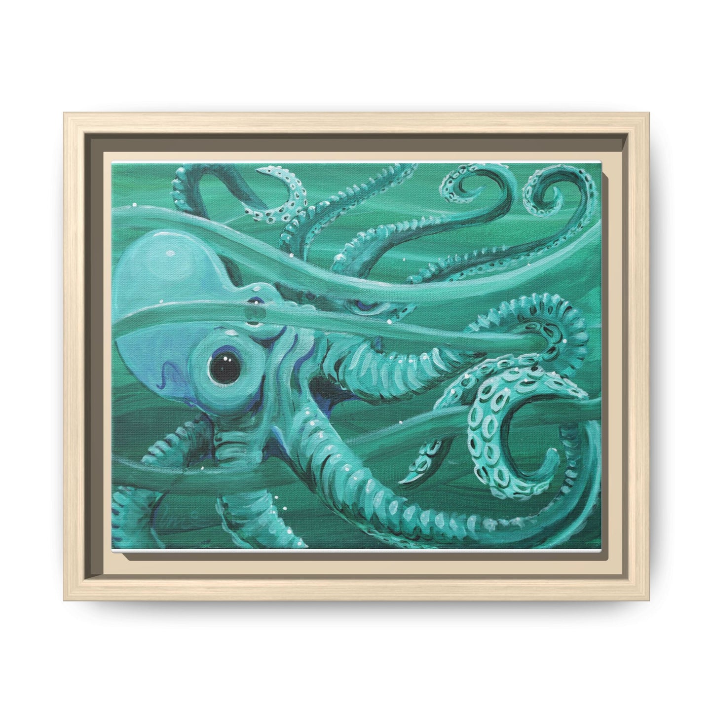Matte Canvas, Framed (Multi-color)