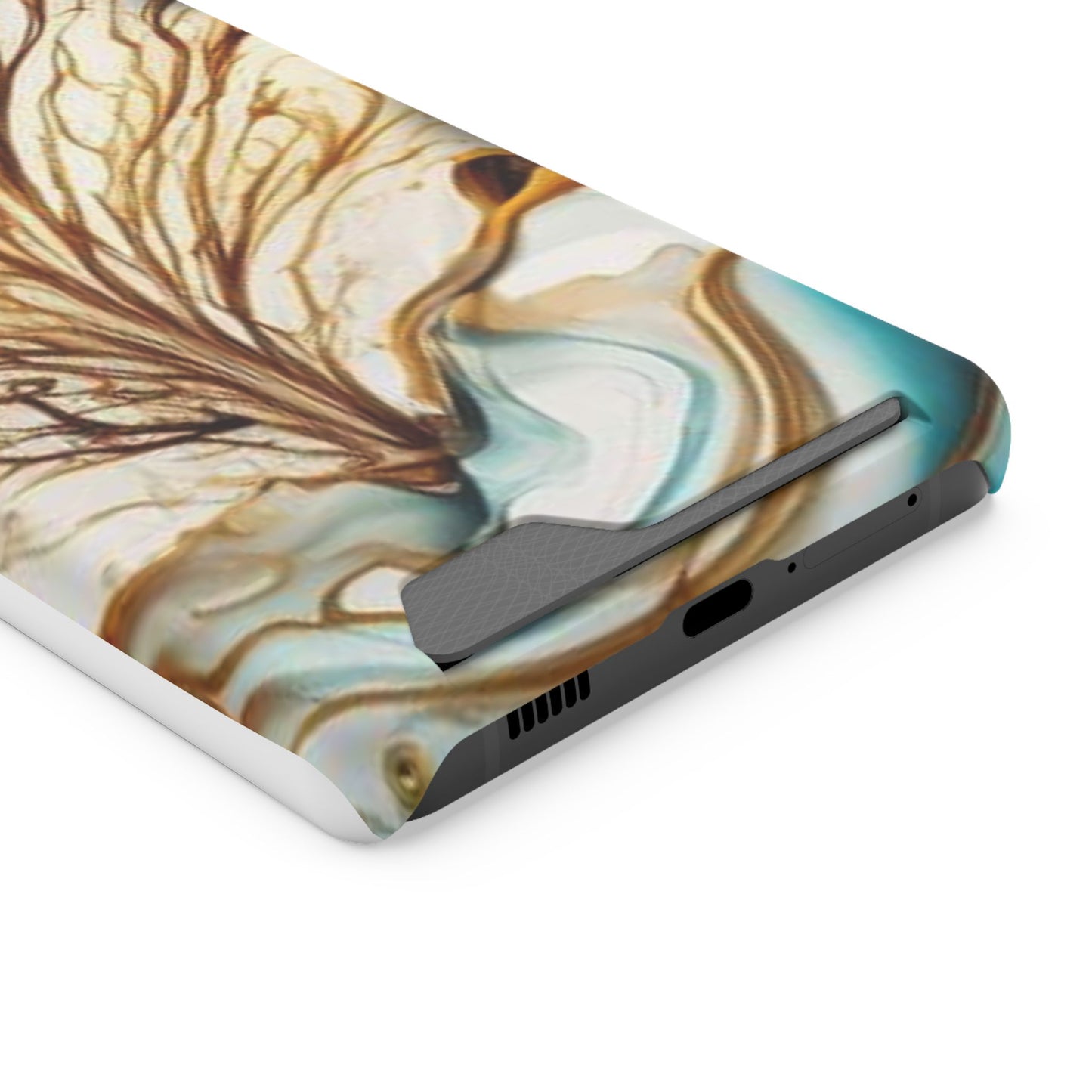 Card-Holder Phone Case — Protective Phone Case with Card Slot, Whimsical Art