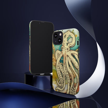 Octopus Art Phone Case – Nautical Oceanic Protective iPhone Cover