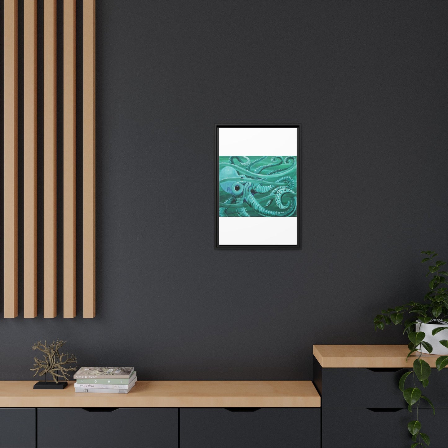 Matte Canvas, Framed (Multi-color)