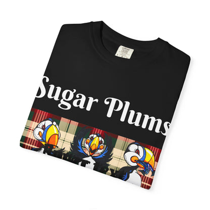 Christmas Puffin Unisex Garment-Dyed T-shirt