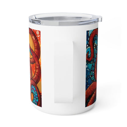 Octopus Sea Creature 10oz Insulated Coffee Mug