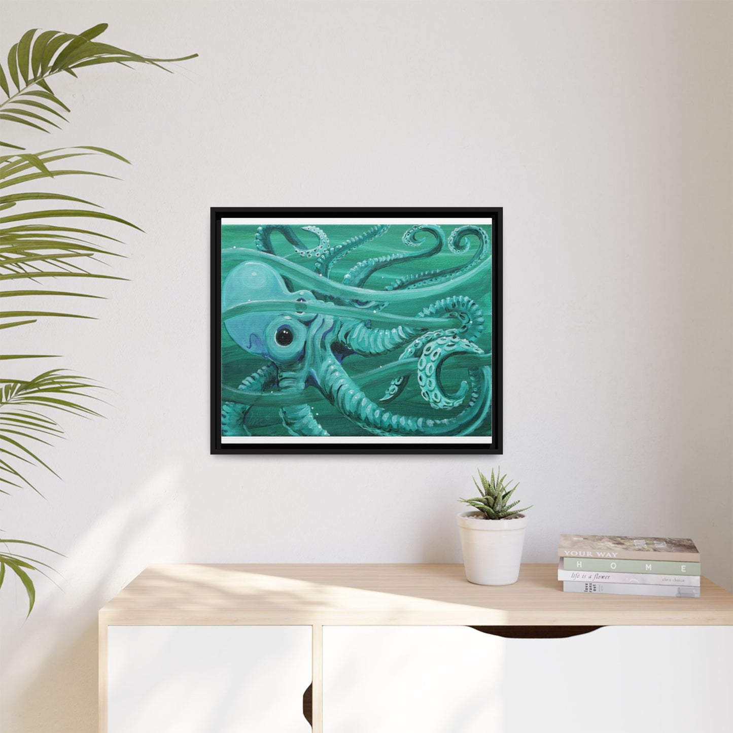 Matte Canvas, Framed (Multi-color)