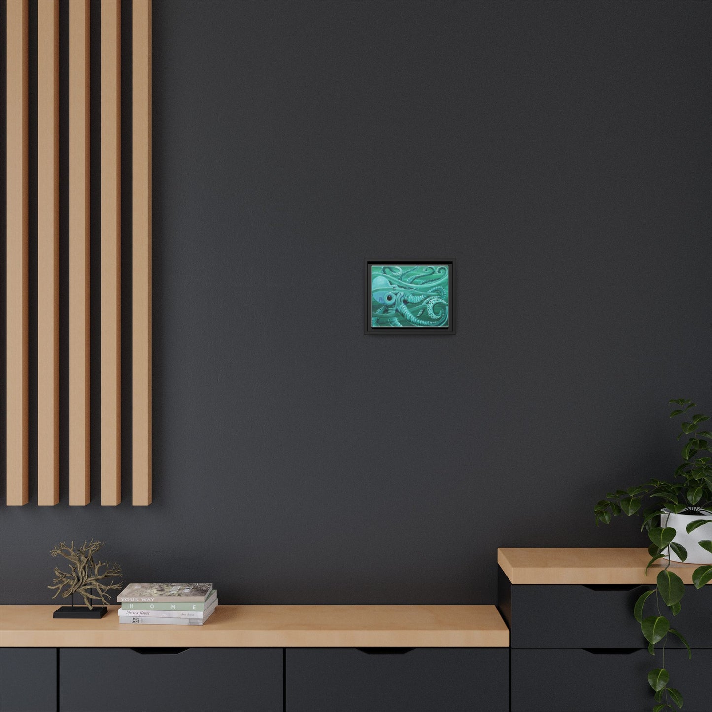 Matte Canvas, Framed (Multi-color)
