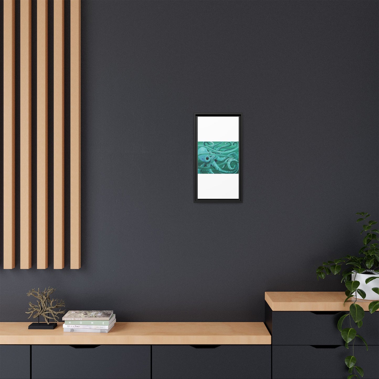 Matte Canvas, Framed (Multi-color)