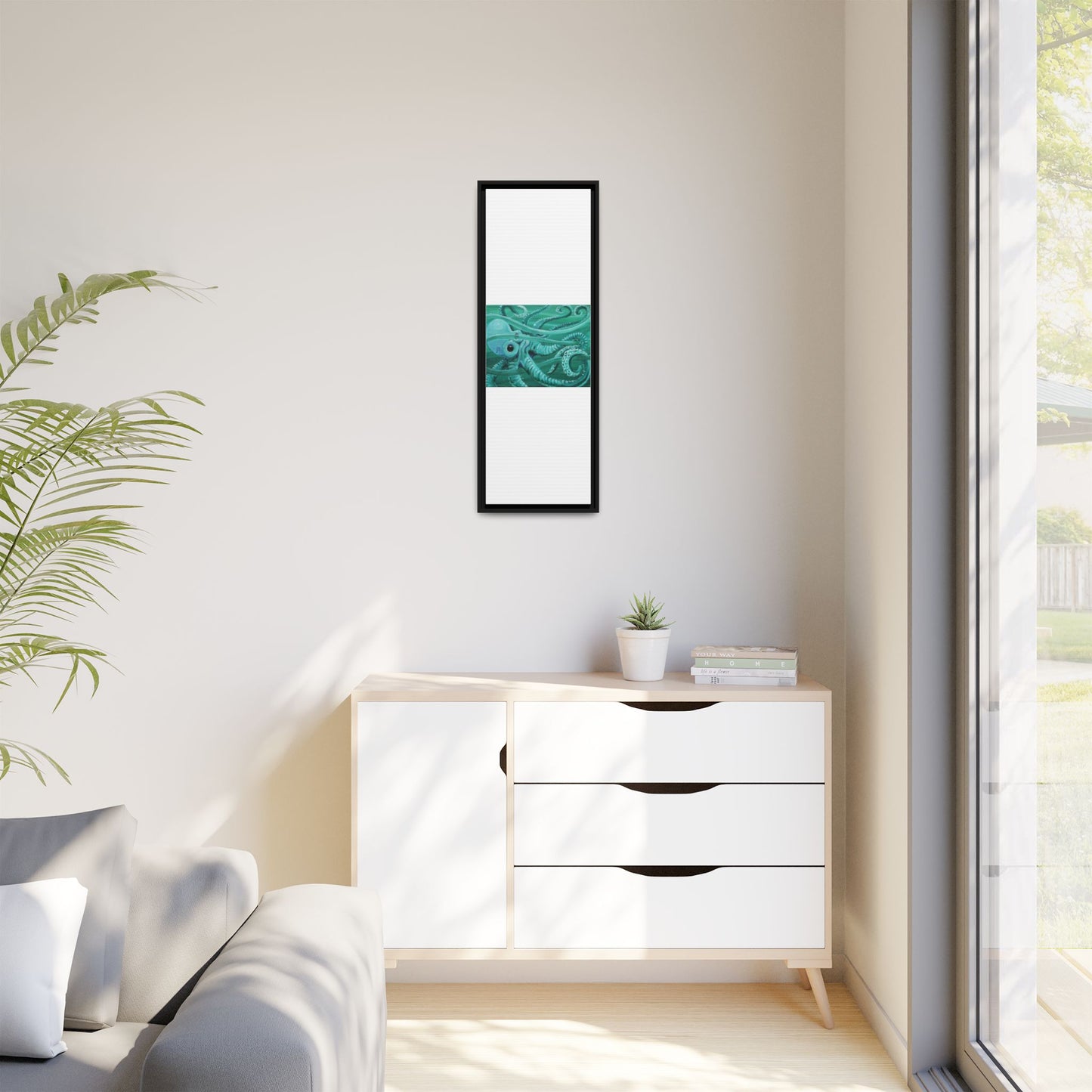 Matte Canvas, Framed (Multi-color)