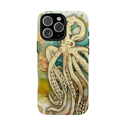 Octopus Art Phone Case – Nautical Oceanic Protective iPhone Cover