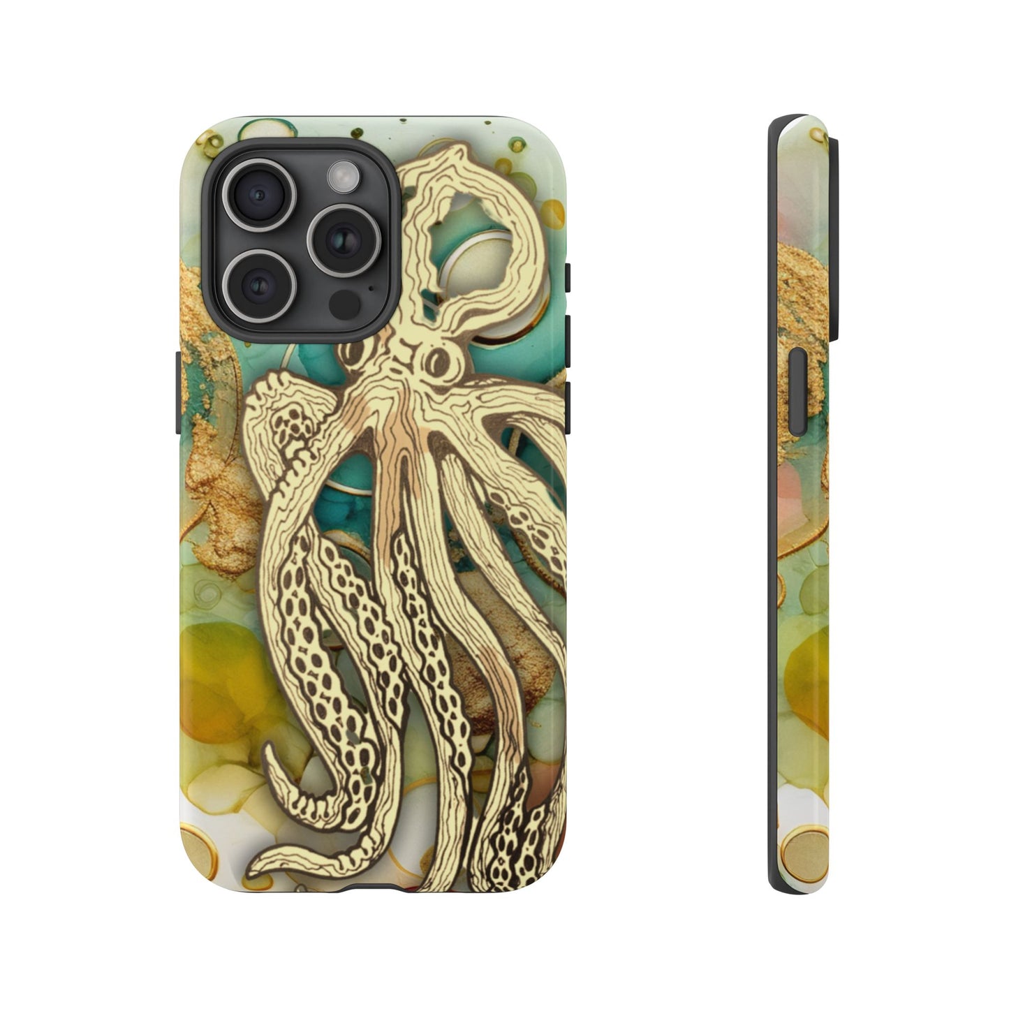 Octopus Art Phone Case – Nautical Oceanic Protective iPhone Cover