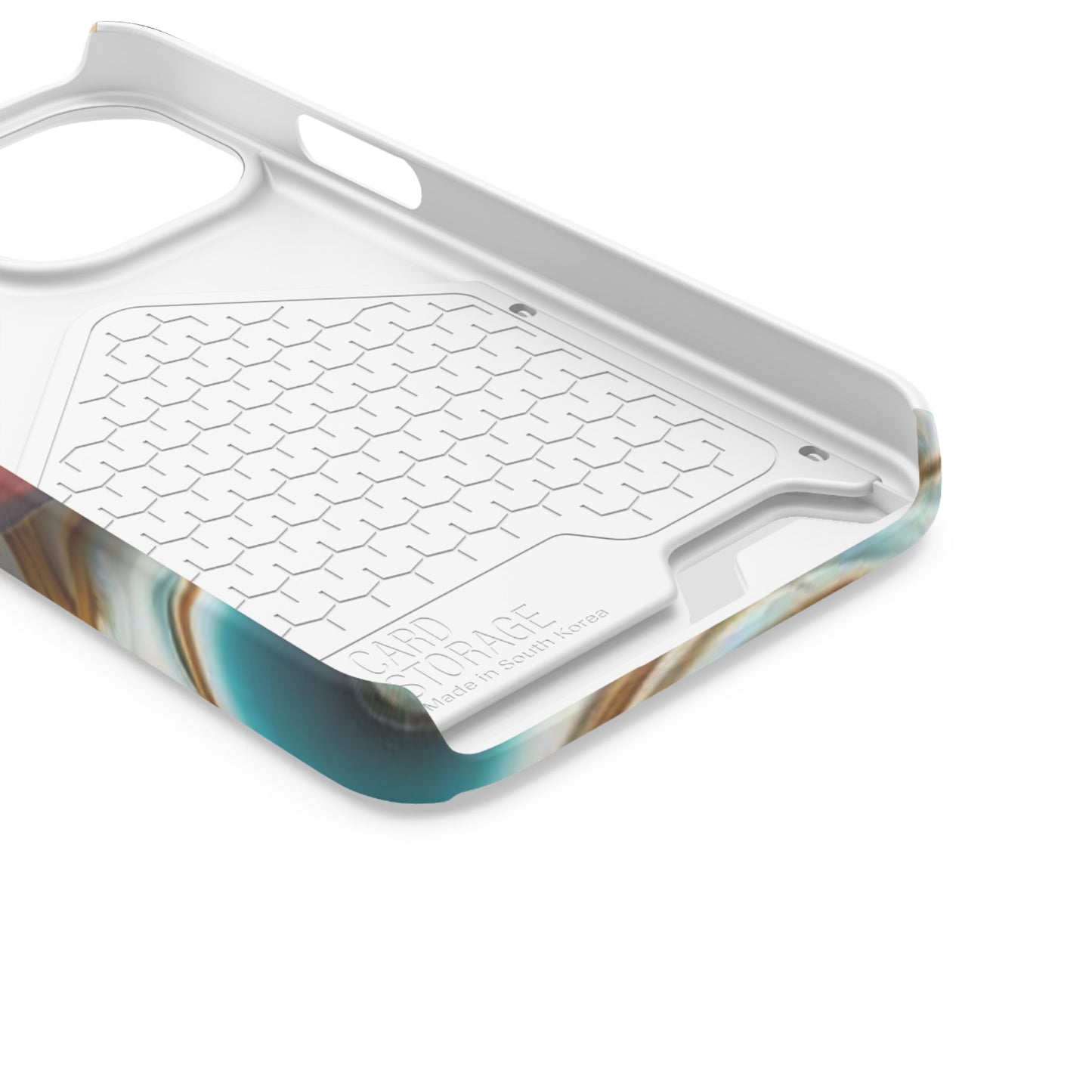 Card-Holder Phone Case — Protective Phone Case with Card Slot, Whimsical Art