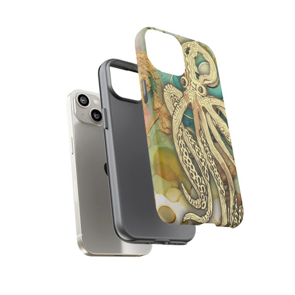 Octopus Art Phone Case – Nautical Oceanic Protective iPhone Cover