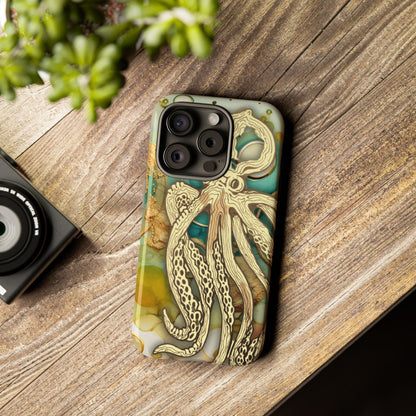 Octopus Art Phone Case – Nautical Oceanic Protective iPhone Cover