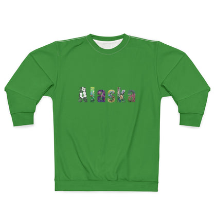 Alaska Floral Lettering Sweatshirt