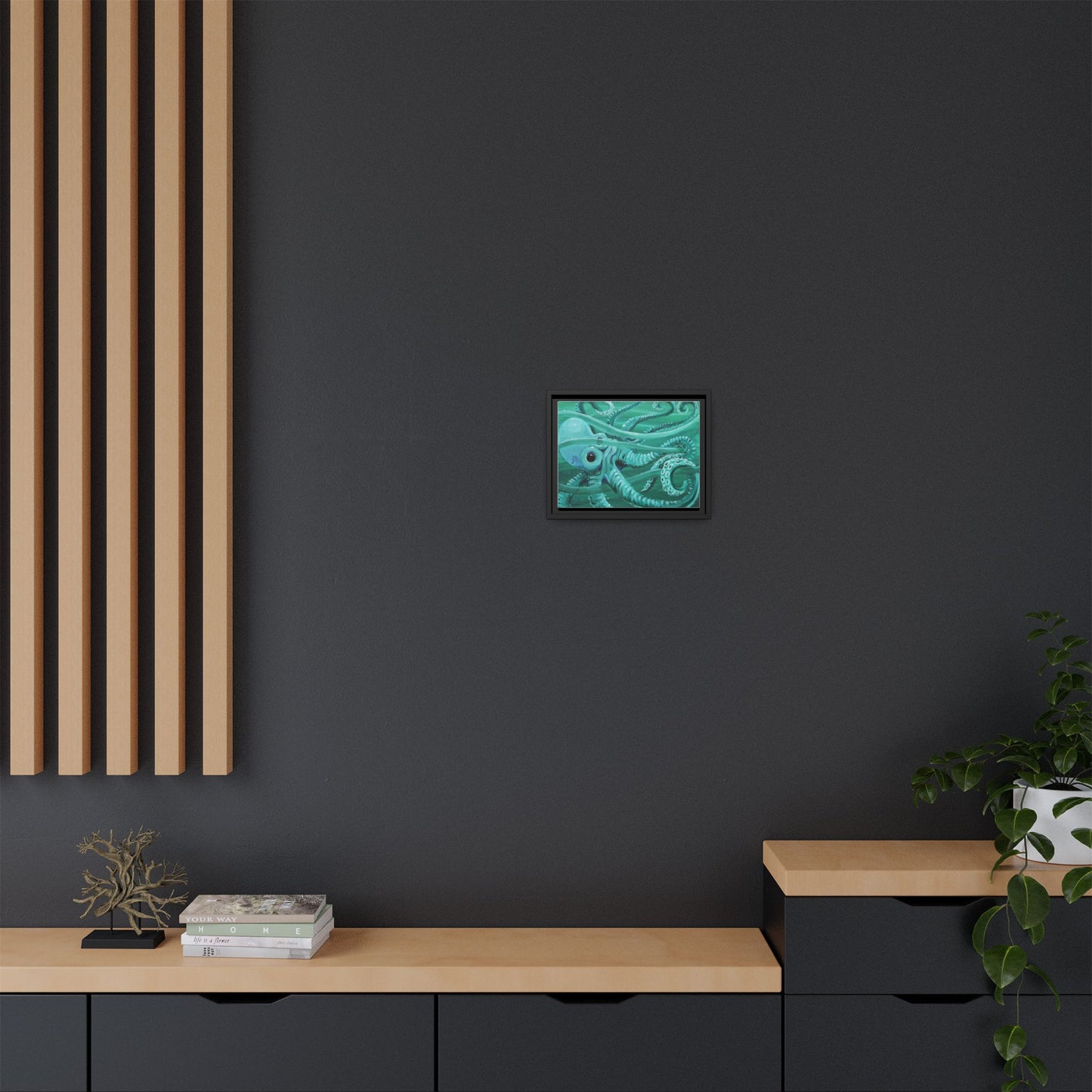 Matte Canvas, Framed (Multi-color)