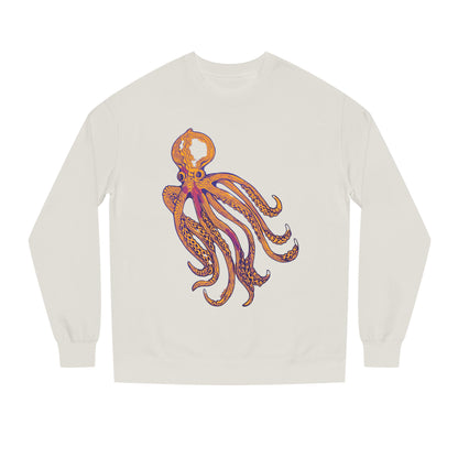 Octopus Graphic Sweatshirt — Vintage Marine Illustration Crewneck