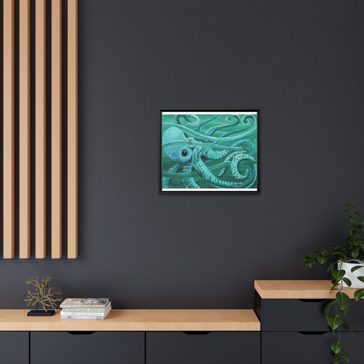 Matte Canvas, Framed (Multi-color)