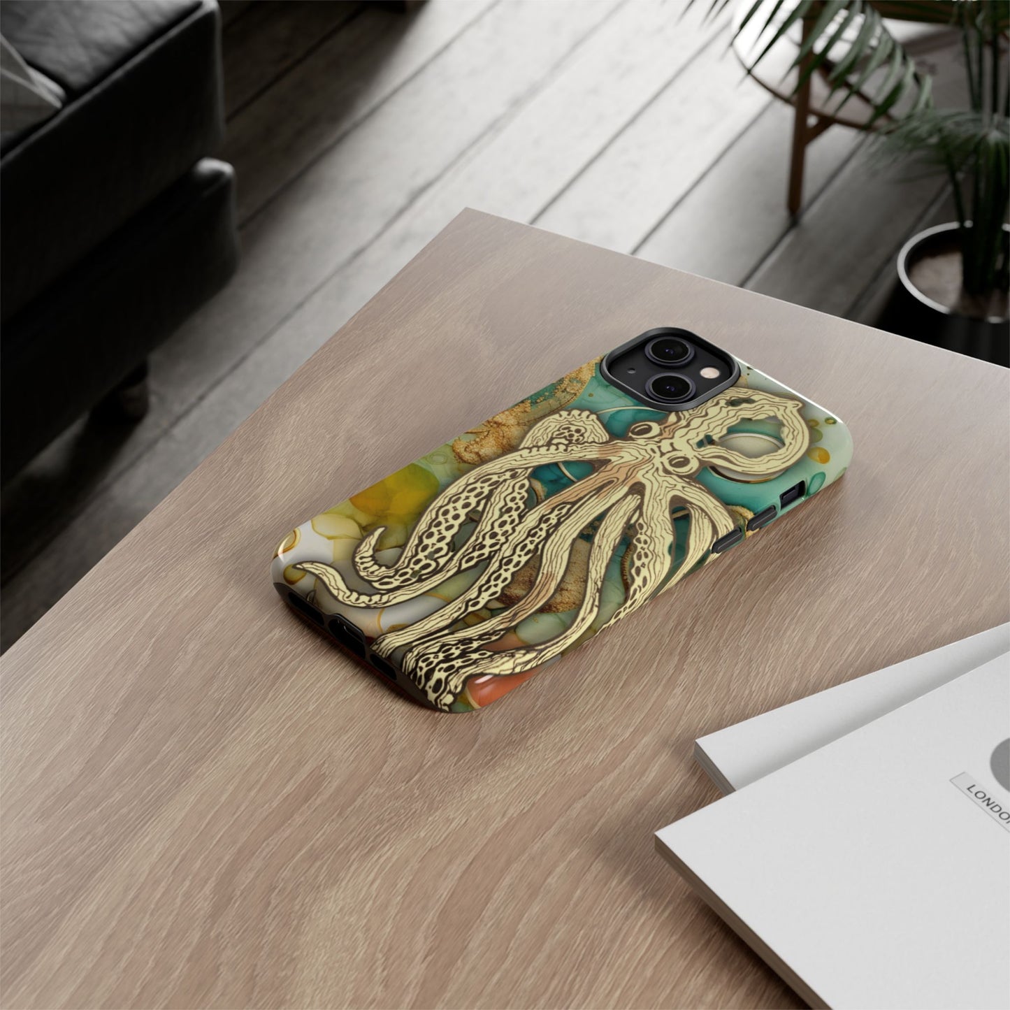 Octopus Art Phone Case – Nautical Oceanic Protective iPhone Cover