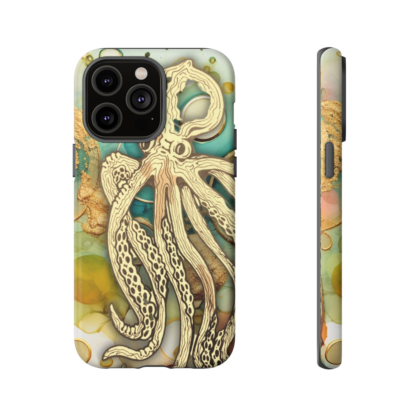 Octopus Art Phone Case – Nautical Oceanic Protective iPhone Cover