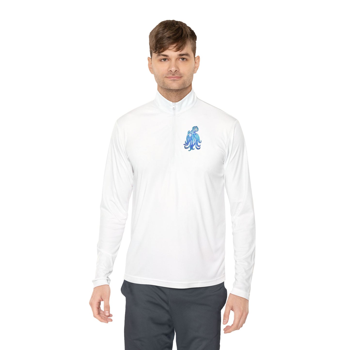 untammed Life Octopus Quarter-Zip Pullover