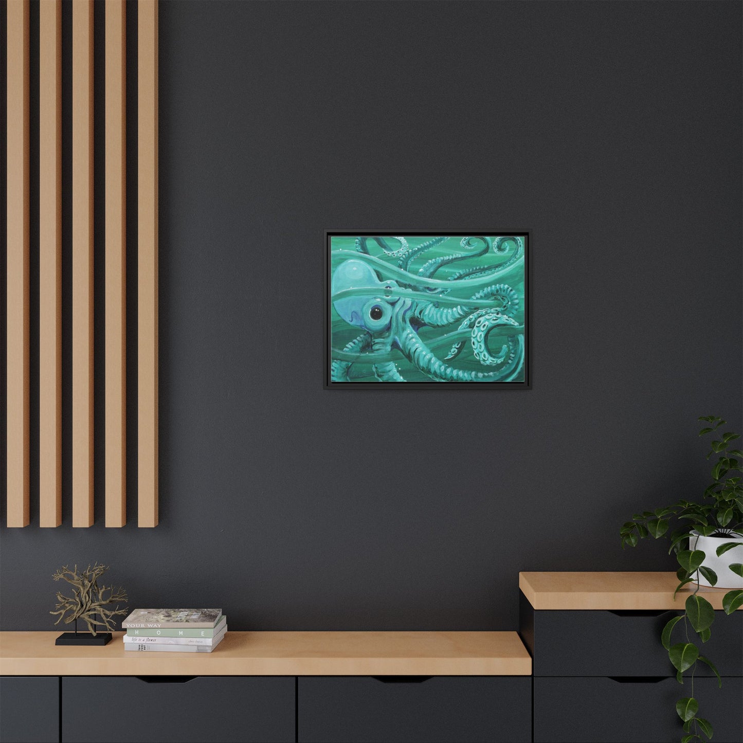 Matte Canvas, Framed (Multi-color)