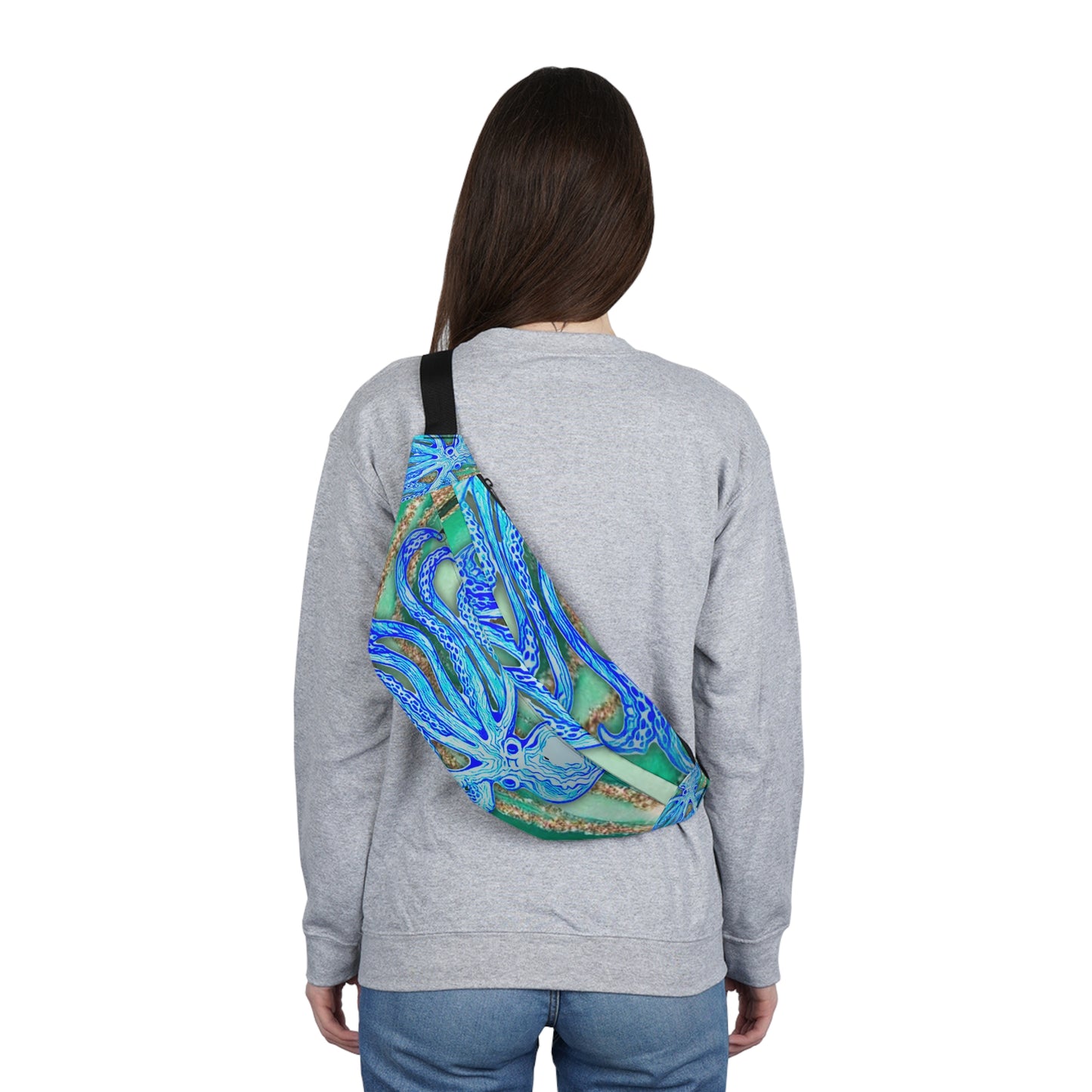 Fanny Pack - Tentacles in Teal