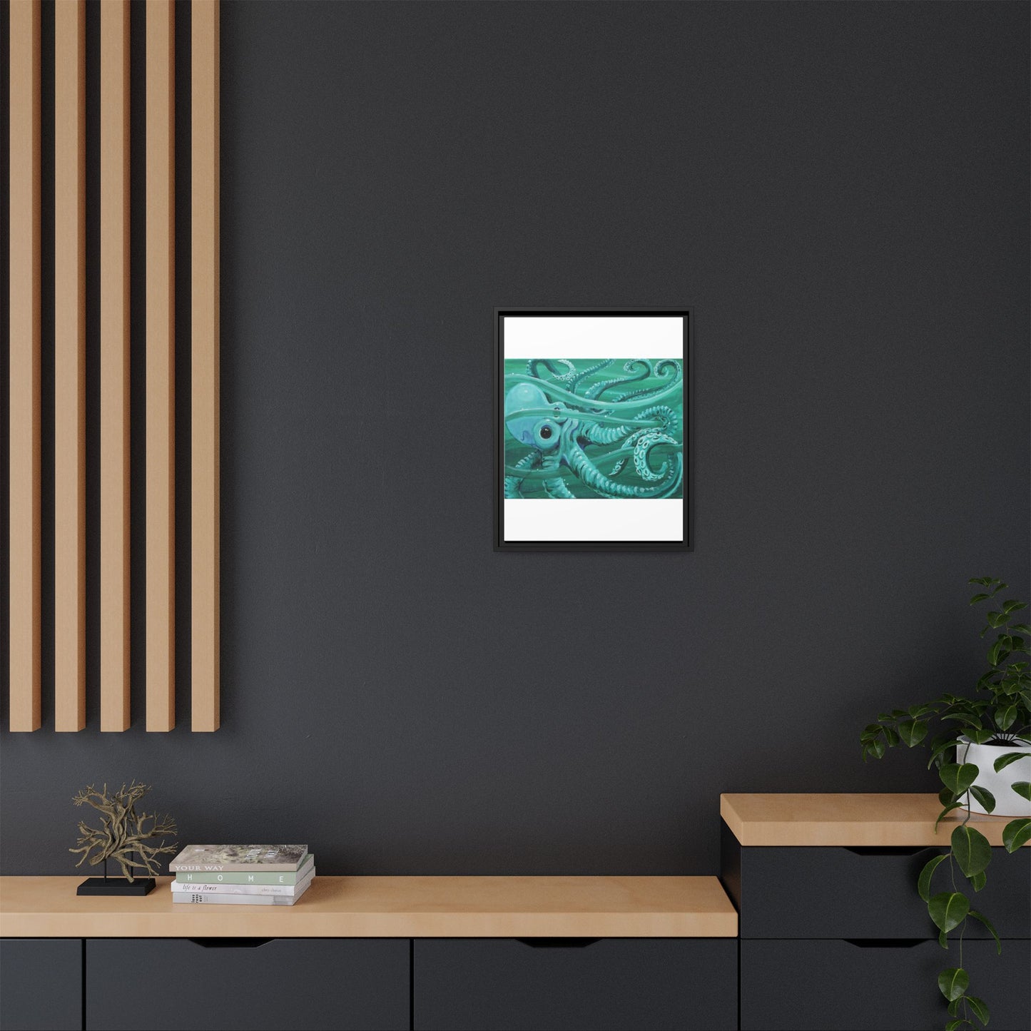 Matte Canvas, Framed (Multi-color)