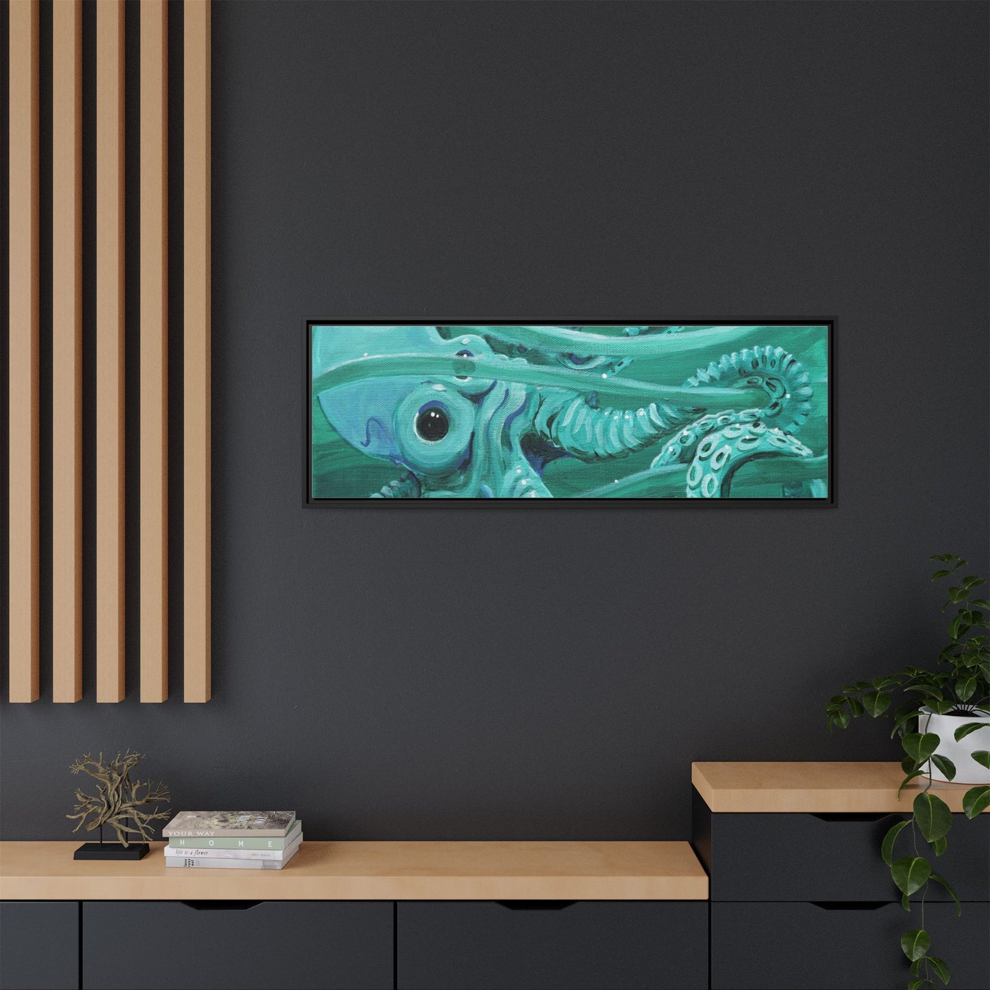 Matte Canvas, Framed (Multi-color)