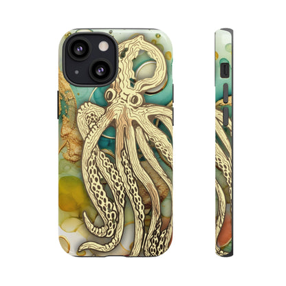 Octopus Art Phone Case – Nautical Oceanic Protective iPhone Cover