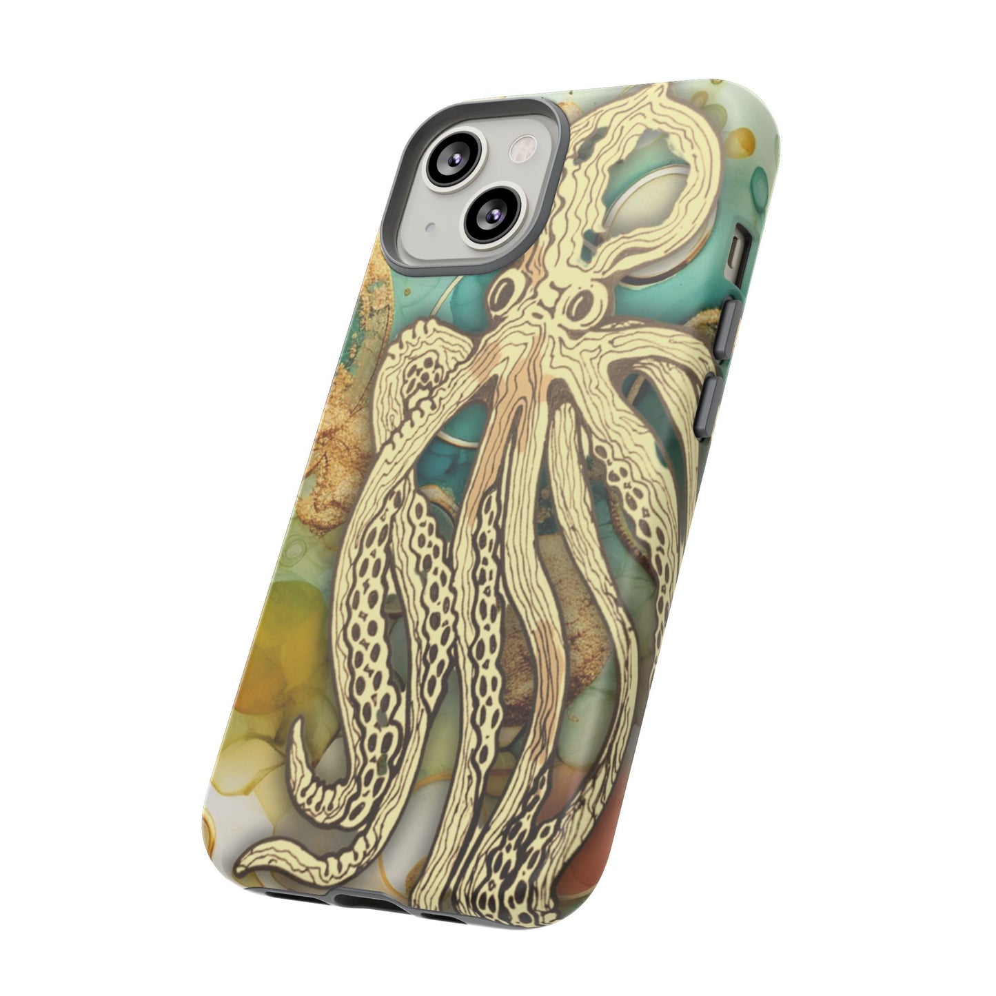 Octopus Art Phone Case – Nautical Oceanic Protective iPhone Cover