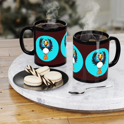 Alaska Wildflower Coffee Mug – Fireweed & Green Hummingbird 11oz