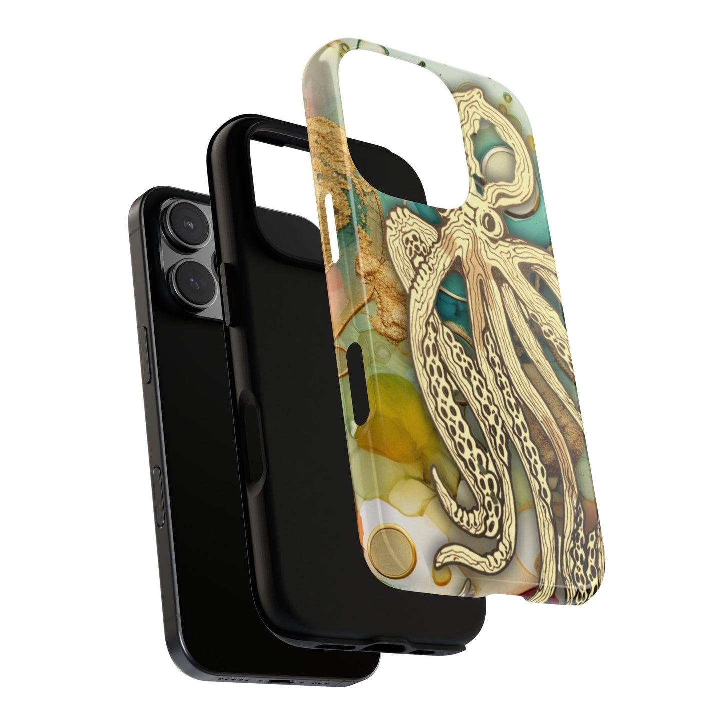 Octopus Art Phone Case – Nautical Oceanic Protective iPhone Cover