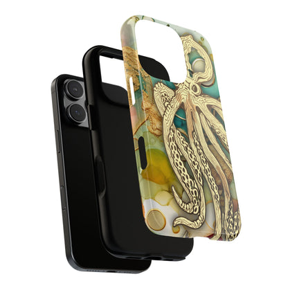 Octopus Art Phone Case – Nautical Oceanic Protective iPhone Cover
