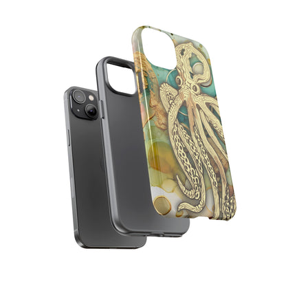 Octopus Art Phone Case – Nautical Oceanic Protective iPhone Cover