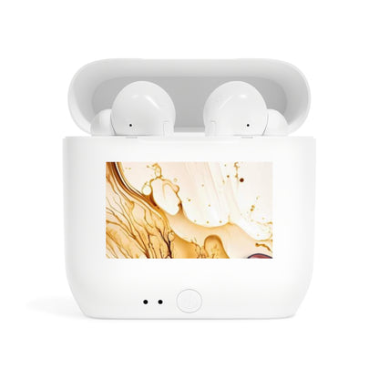 Essos Marble Wireless Earbuds Case — Gold Swirl Charging Case Sticker
